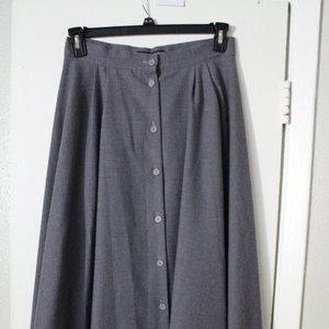 Gray Maxi Skirt